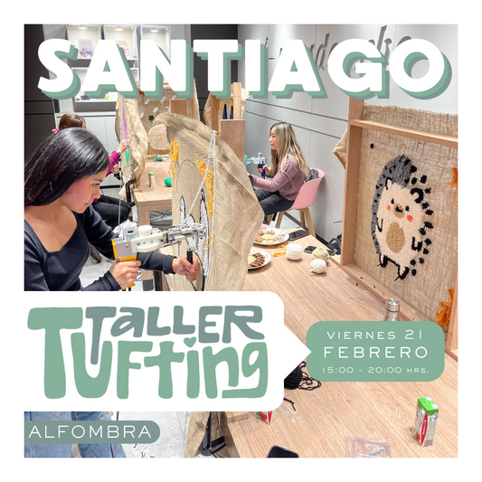 Taller Alfombra Tufting | viernes 21 de febrero | Santiago