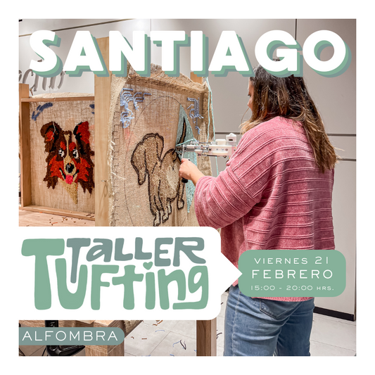 Taller Alfombra Tufting | viernes 21 de febrero | Santiago